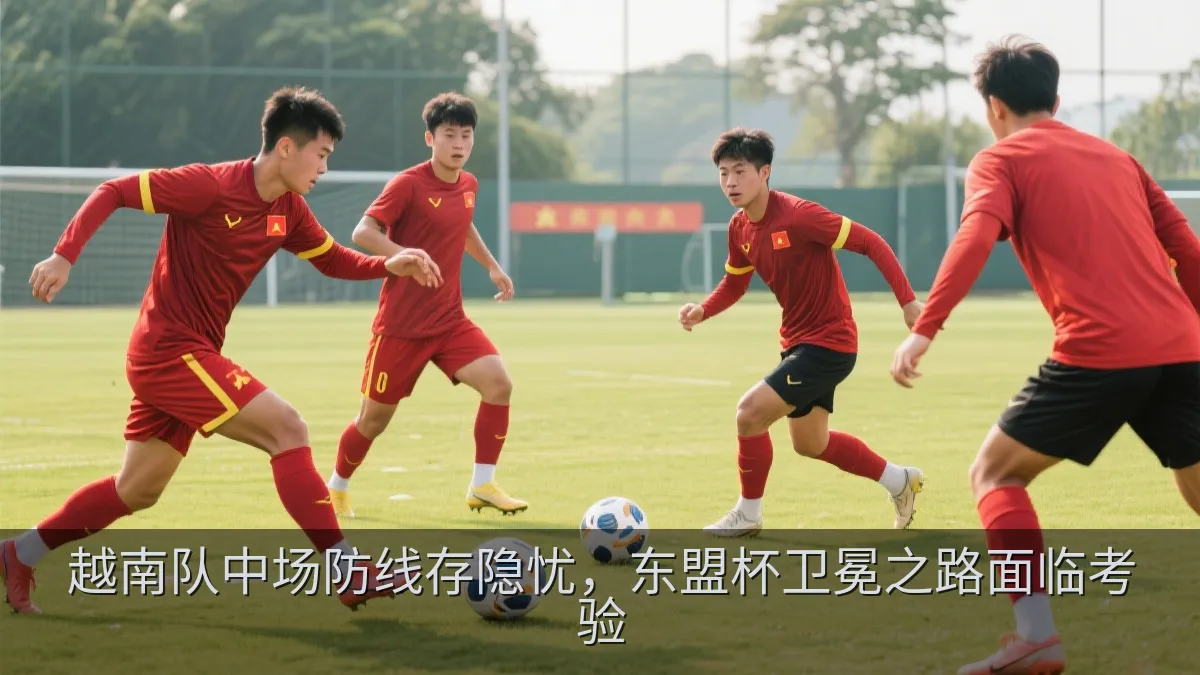 越南队中场防线存隐忧，东盟杯卫冕之路面临考验